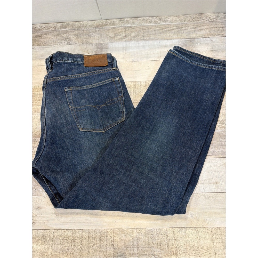Polo Ralph Lauren Men's Dark wash denim jeans classic fit 100% cotton size 34x32